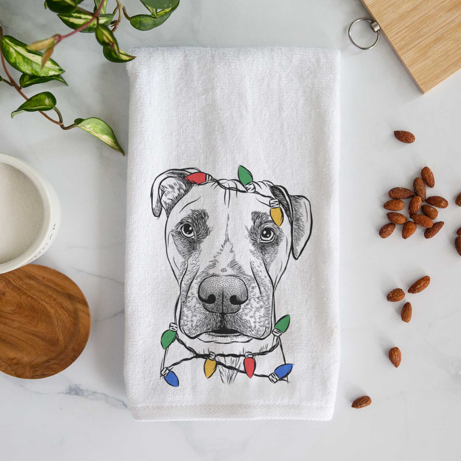 Waylon the Boxane Decorative Hand Towel