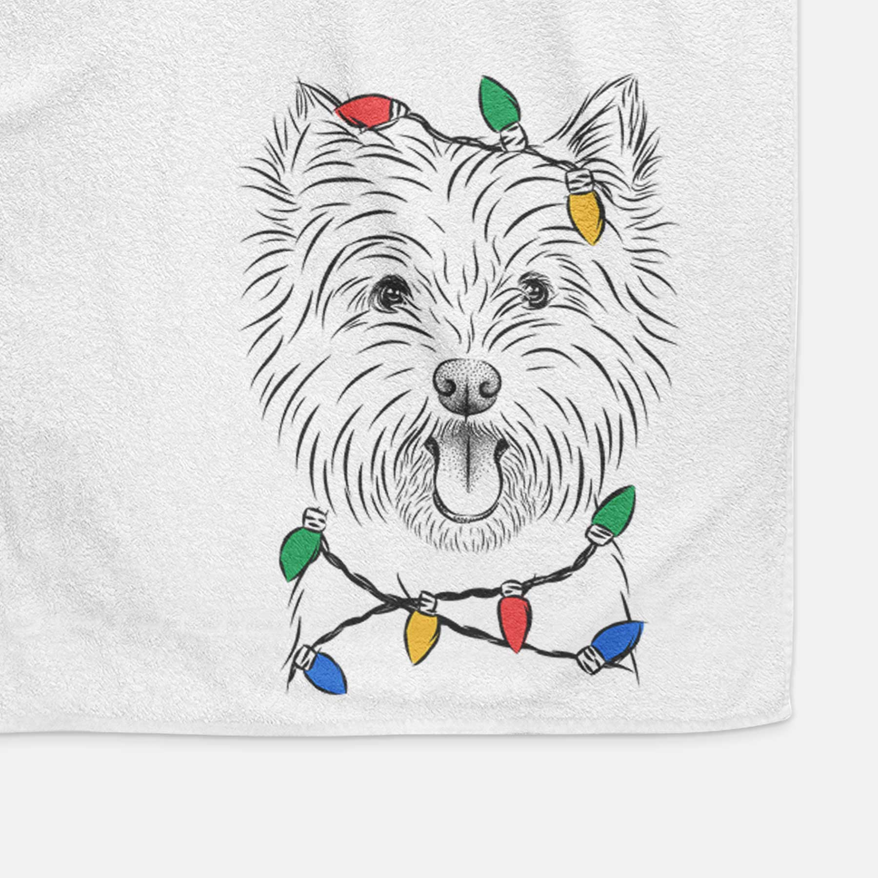 Welma the West Highland Terrier Decorative Hand Towel