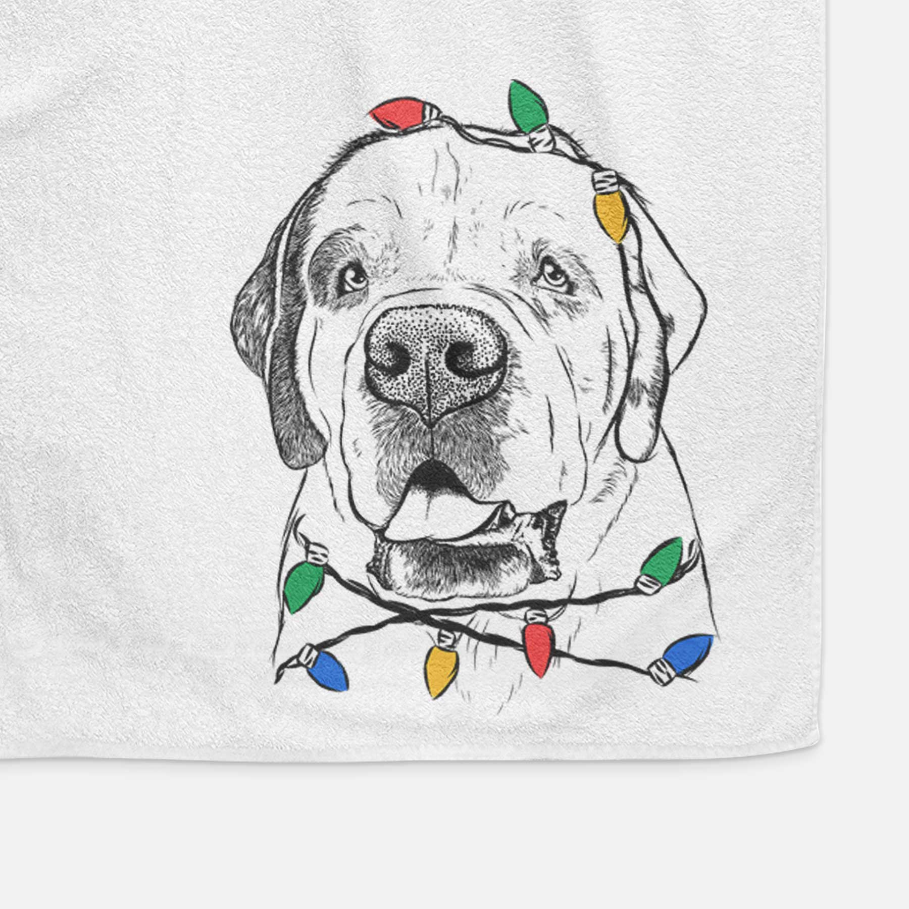 Wendy the Saint Bernard Decorative Hand Towel