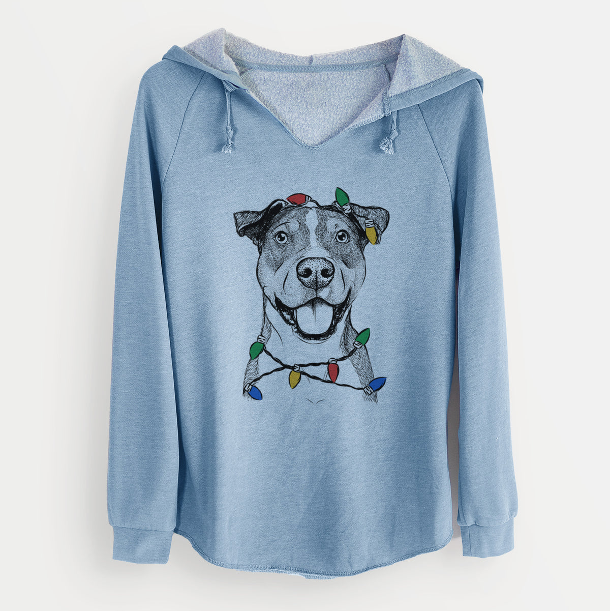 Christmas Lights Wendy the Mixed Breed - Cali Wave Hooded Sweatshirt