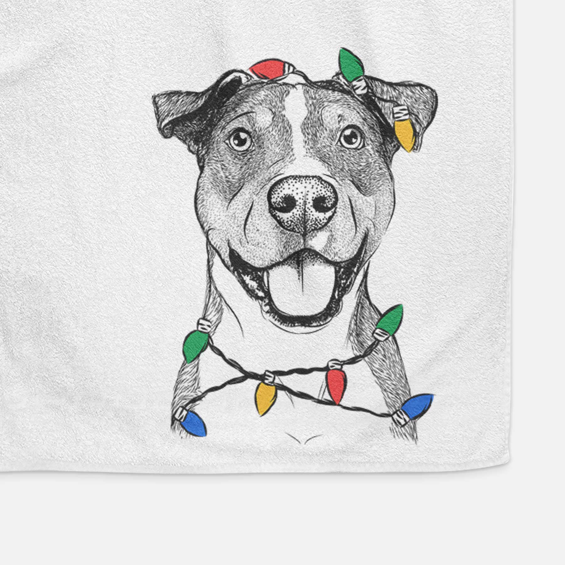 Wendy the Mixed Breed Decorative Hand Towel