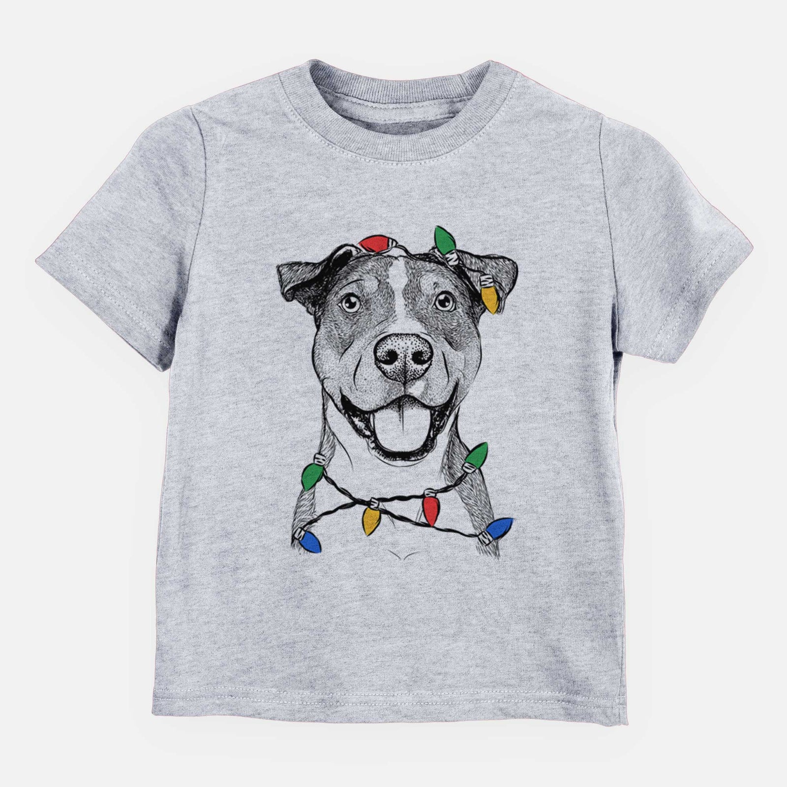 Christmas Lights Wendy the Mixed Breed - Kids/Youth/Toddler Shirt