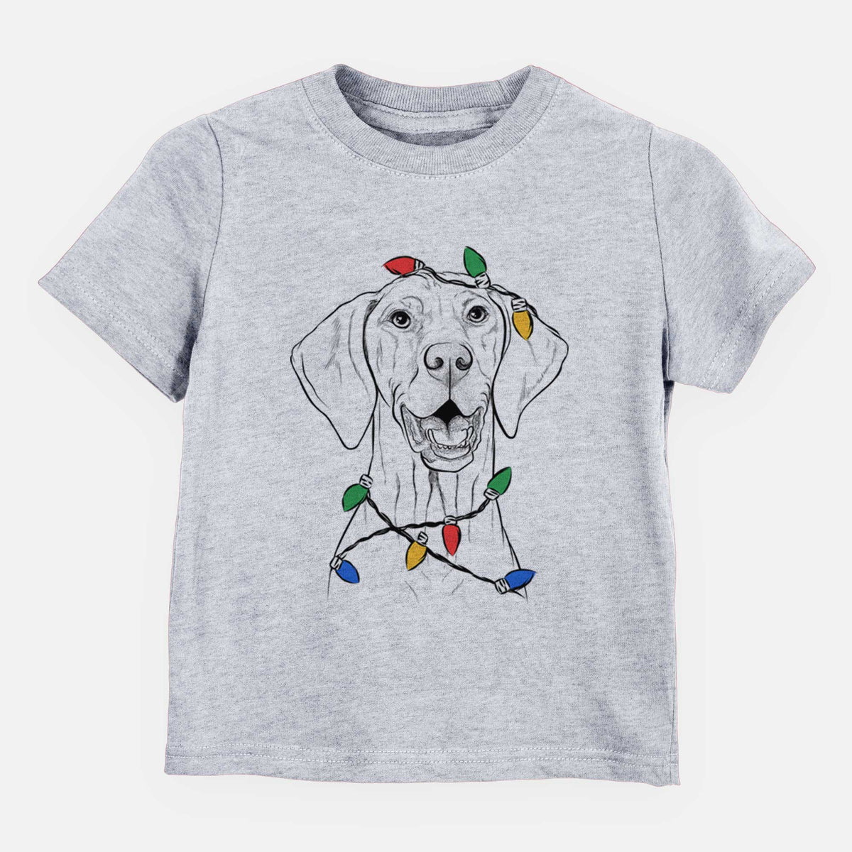 Christmas Lights Wesley the Vizsla - Kids/Youth/Toddler Shirt