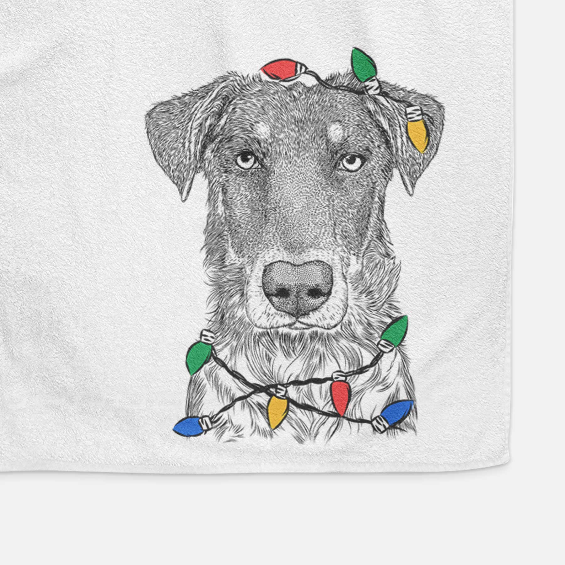 Wesson the Beauceron Decorative Hand Towel