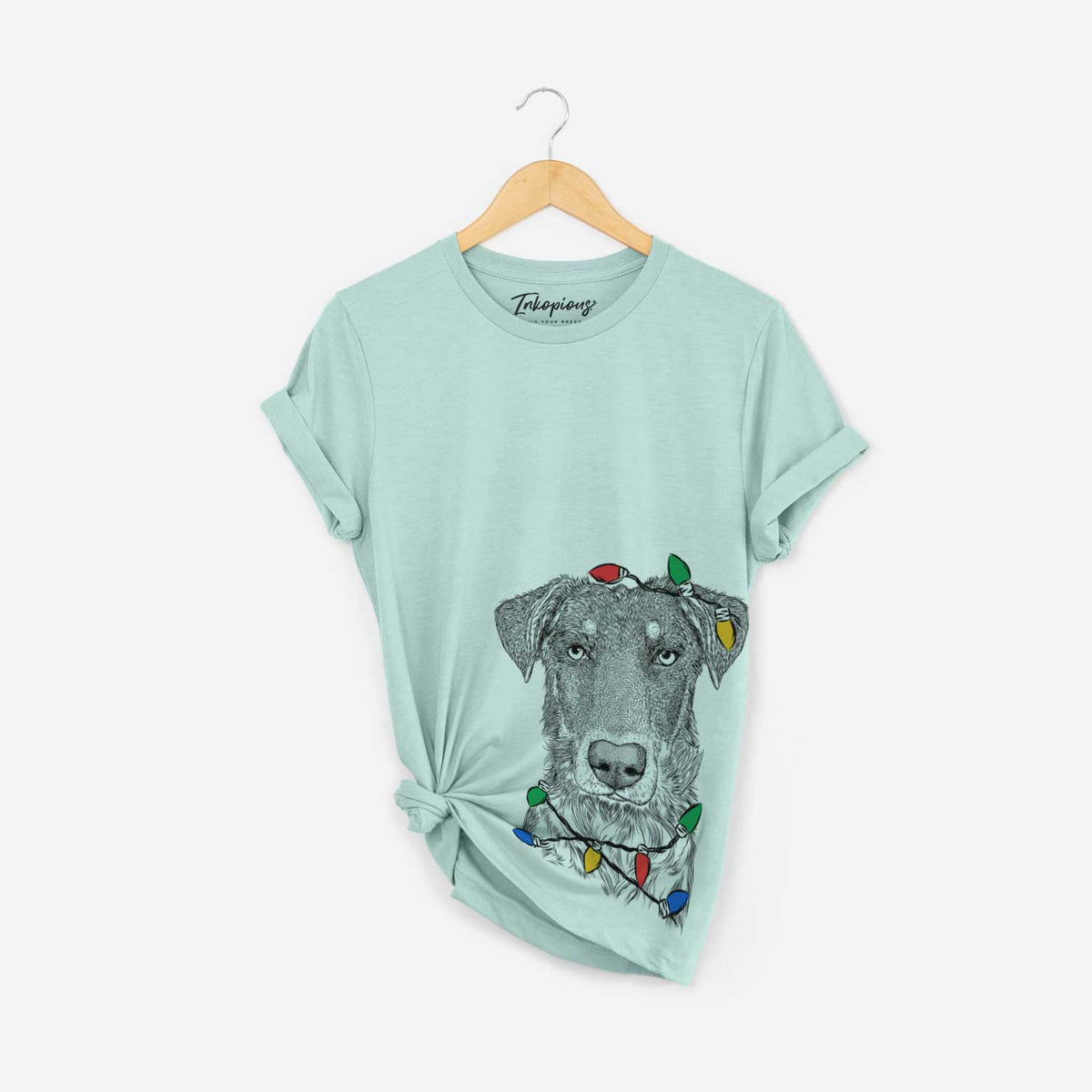 Christmas Lights Wesson the Beauceron - Unisex Crewneck