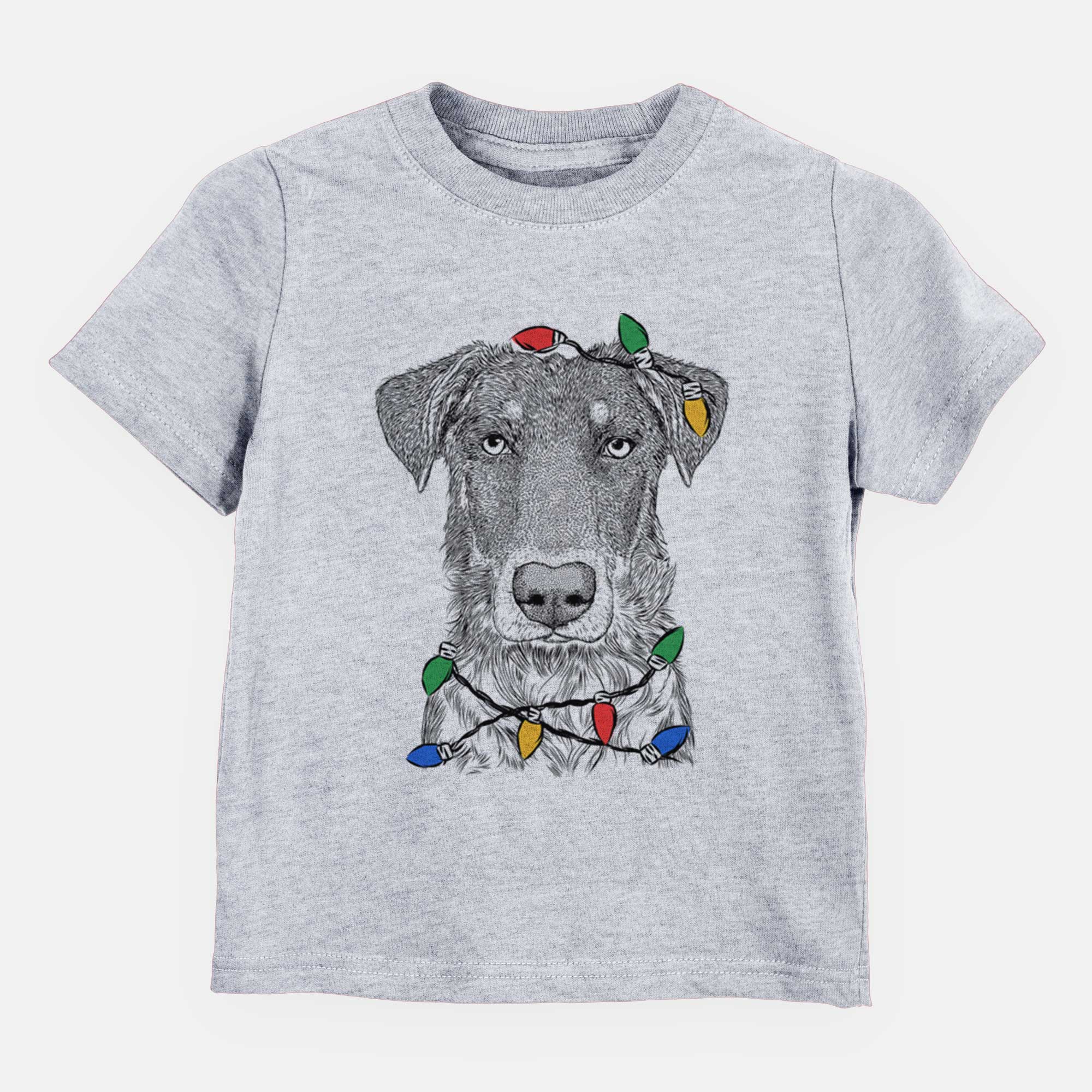 Christmas Lights Wesson the Beauceron - Kids/Youth/Toddler Shirt