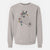 Christmas Lights Westley the Horse - Unisex Pigment Dyed Crew Sweatshirt