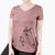 Christmas Lights Westley the Horse - Women's Perfect V-neck Shirt