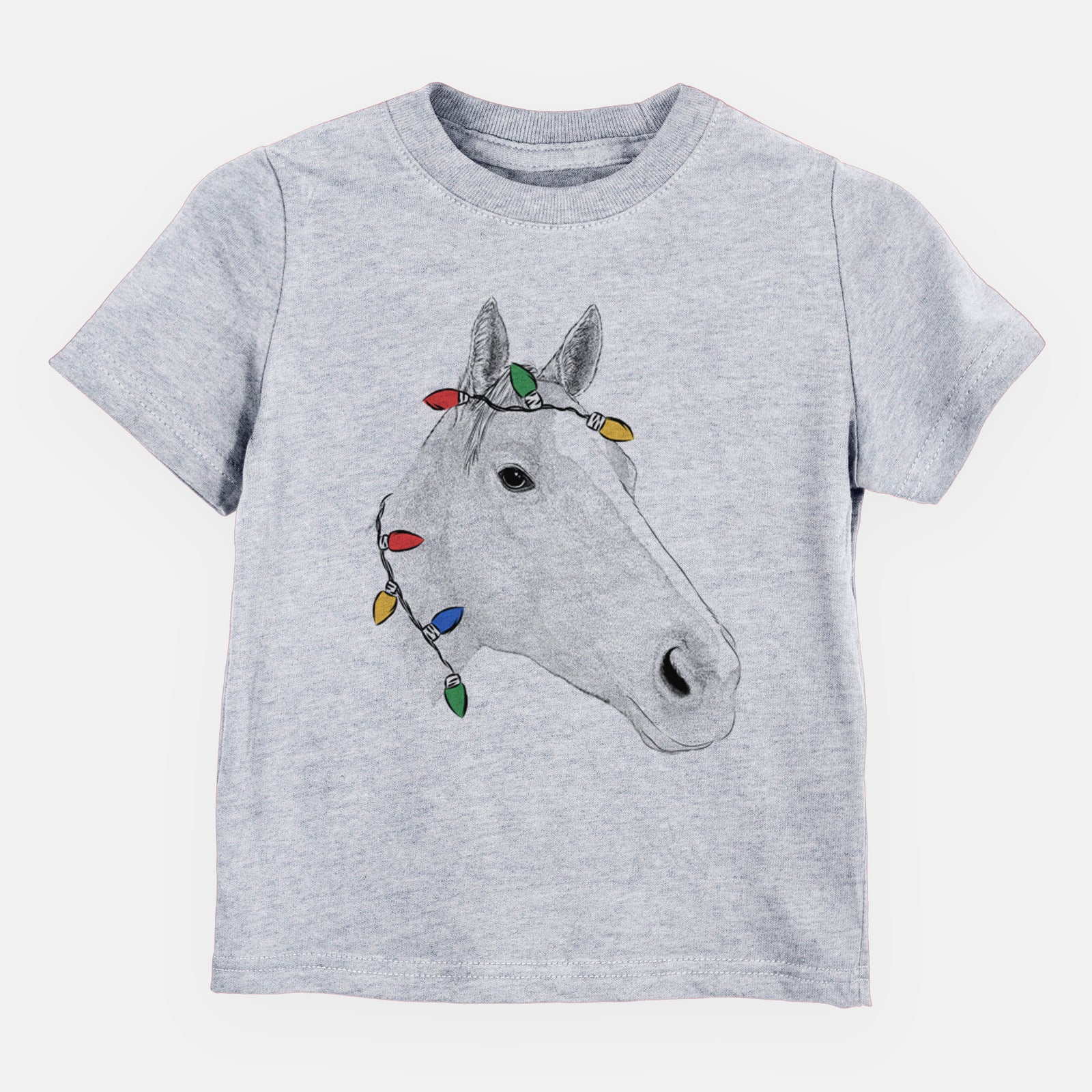 Christmas Lights Westley the Horse - Kids/Youth/Toddler Shirt