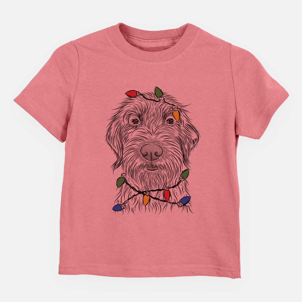 Christmas Lights Wilkins the Wirehaired Pointing Griffon - Kids/Youth/Toddler Shirt