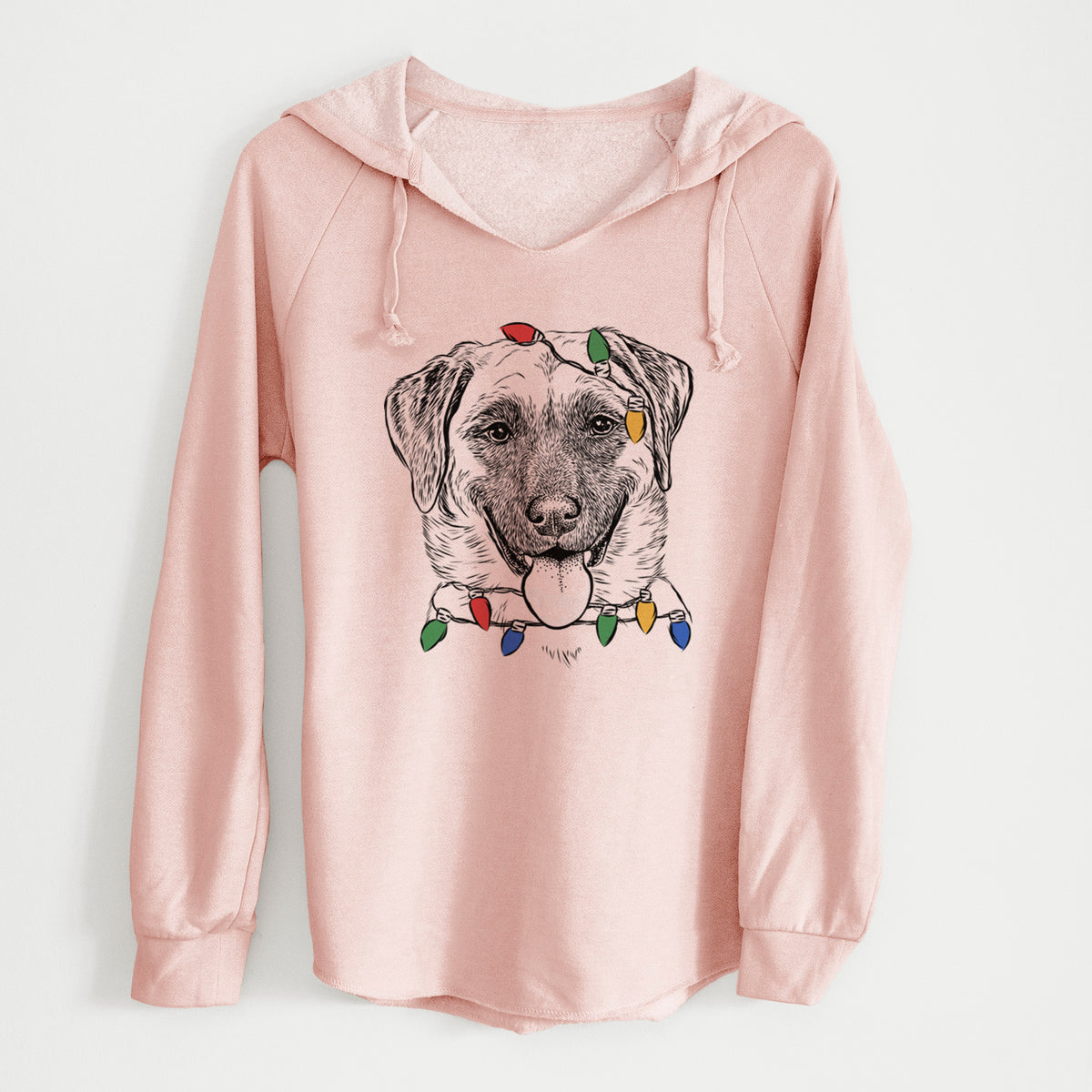 Christmas Lights Willow the Anatolian Shepherd - Cali Wave Hooded Sweatshirt