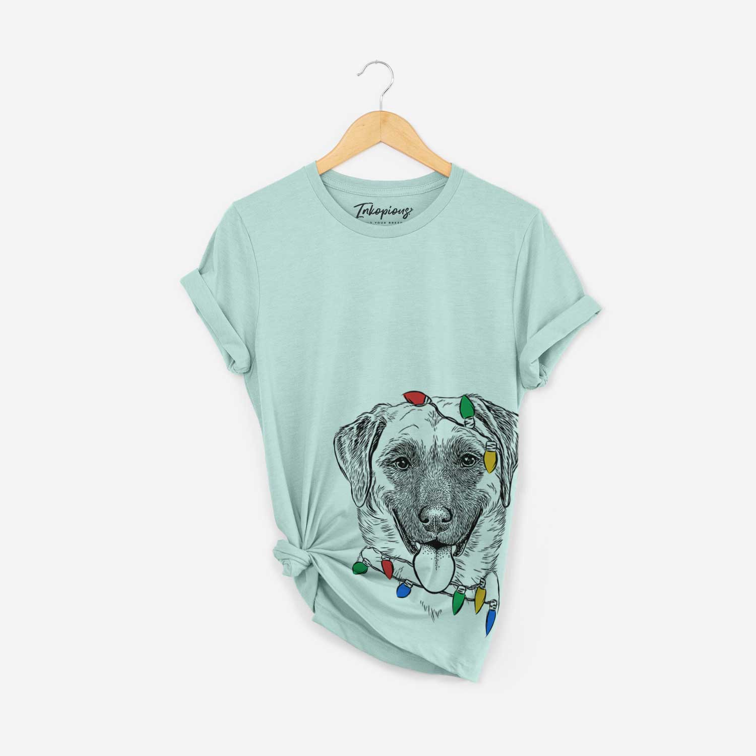 Christmas Lights Willow the Anatolian Shepherd - Unisex Crewneck