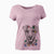 Christmas Lights Willow the German Pinscher - Women's V-neck Shirt