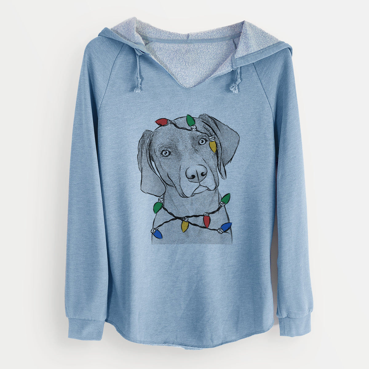 Christmas Lights Willow the Weizsla - Cali Wave Hooded Sweatshirt