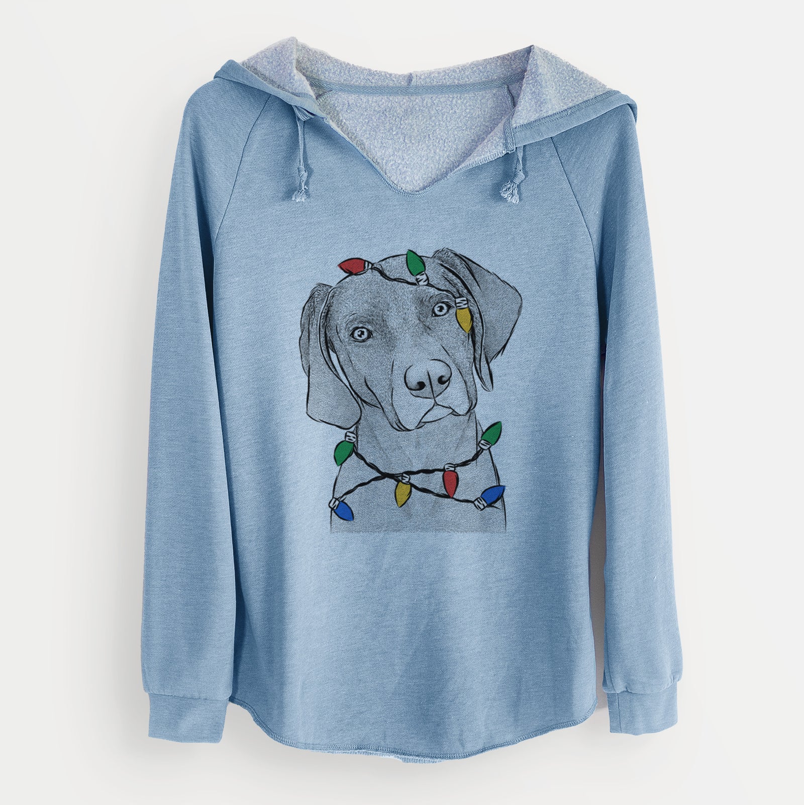 Christmas Lights Willow the Weizsla - Cali Wave Hooded Sweatshirt