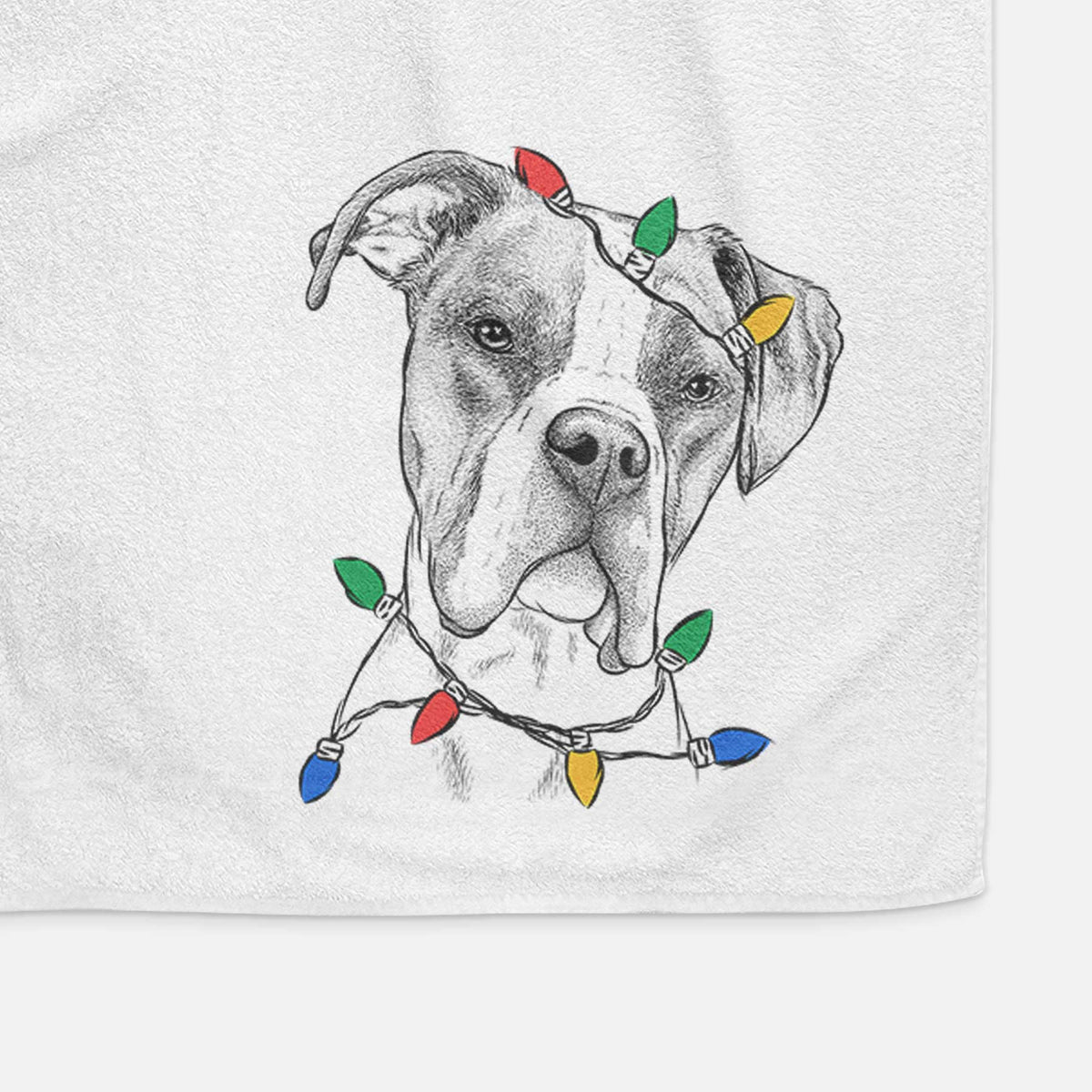 Winston the Boxer Decorative Hand Towel