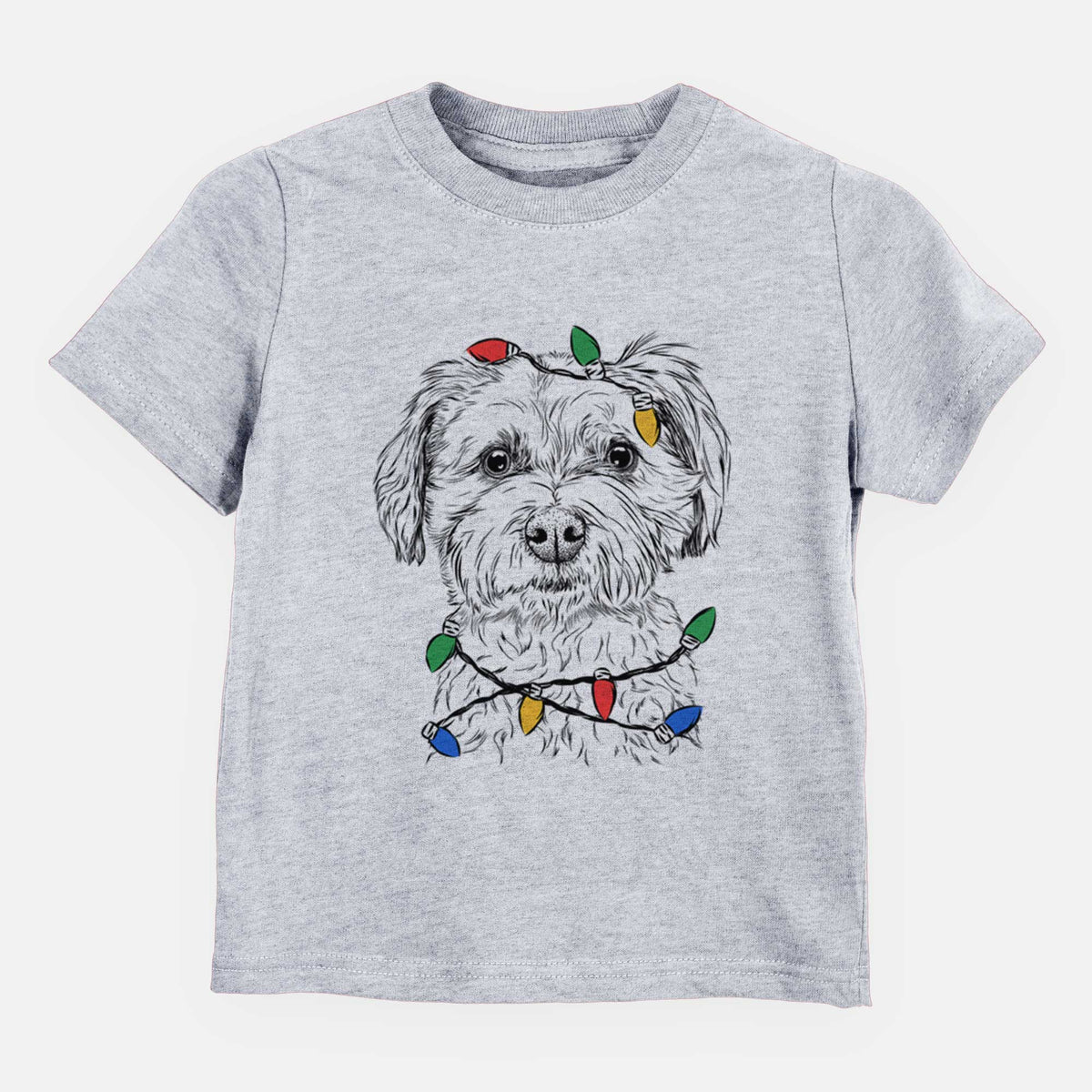 Christmas Lights Wyatt the Coton de Tulear - Kids/Youth/Toddler Shirt