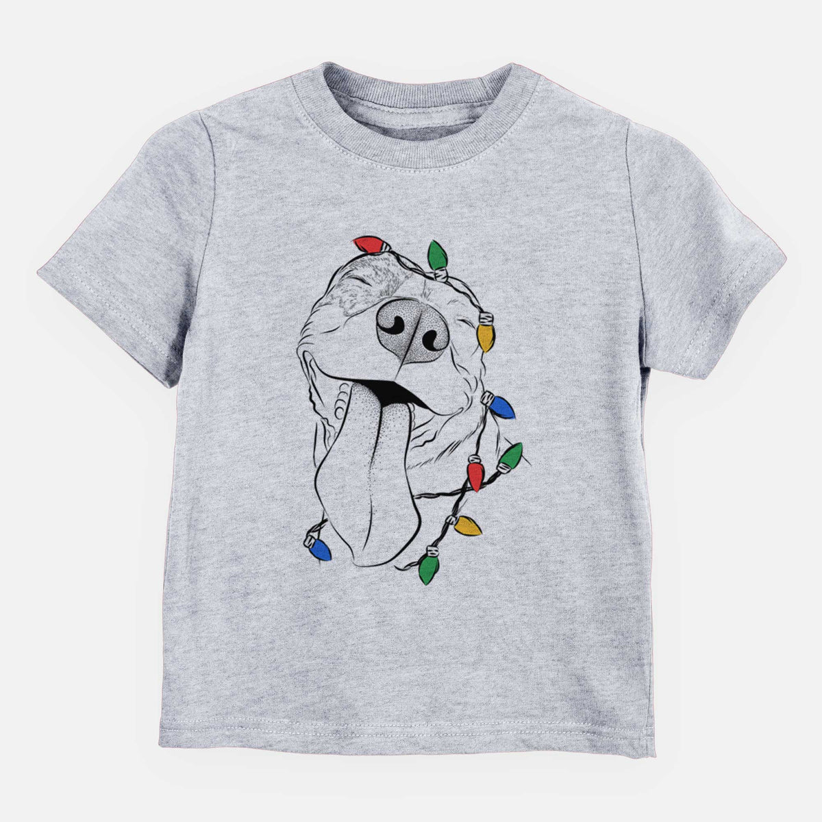 Christmas Lights Xena the American Staffordshire Terrier - Kids/Youth/Toddler Shirt