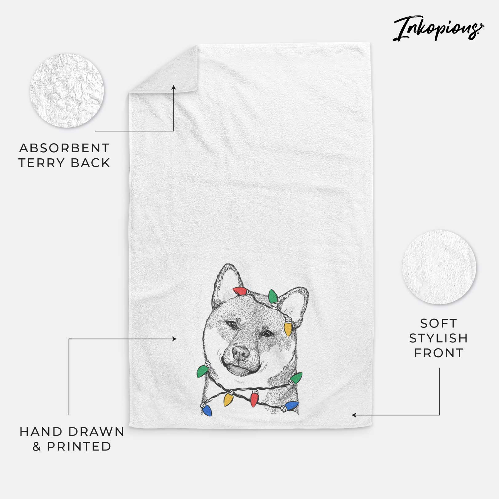 Yakuza the Shiba Inu Decorative Hand Towel