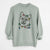 Christmas Lights Yakuza the Shiba Inu - Unisex Pigment Dyed Crew Sweatshirt