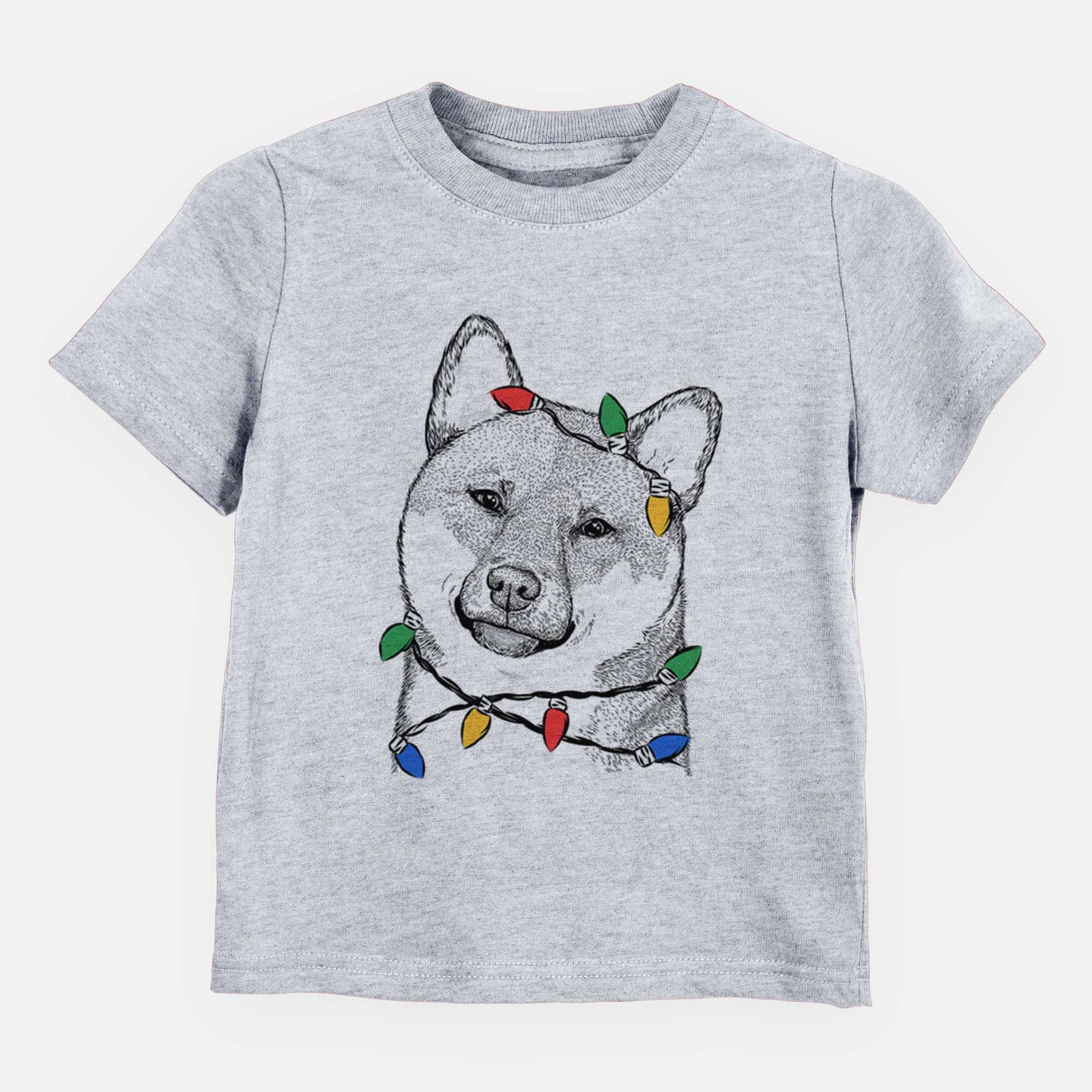 Christmas Lights Yakuza the Shiba Inu - Kids/Youth/Toddler Shirt