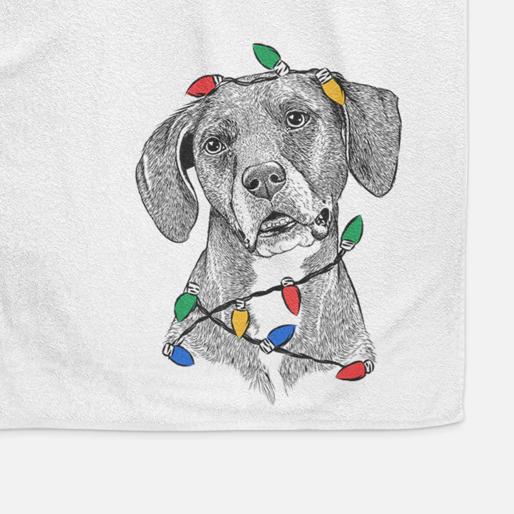 Zeena the Plott Hound Mix Decorative Hand Towel