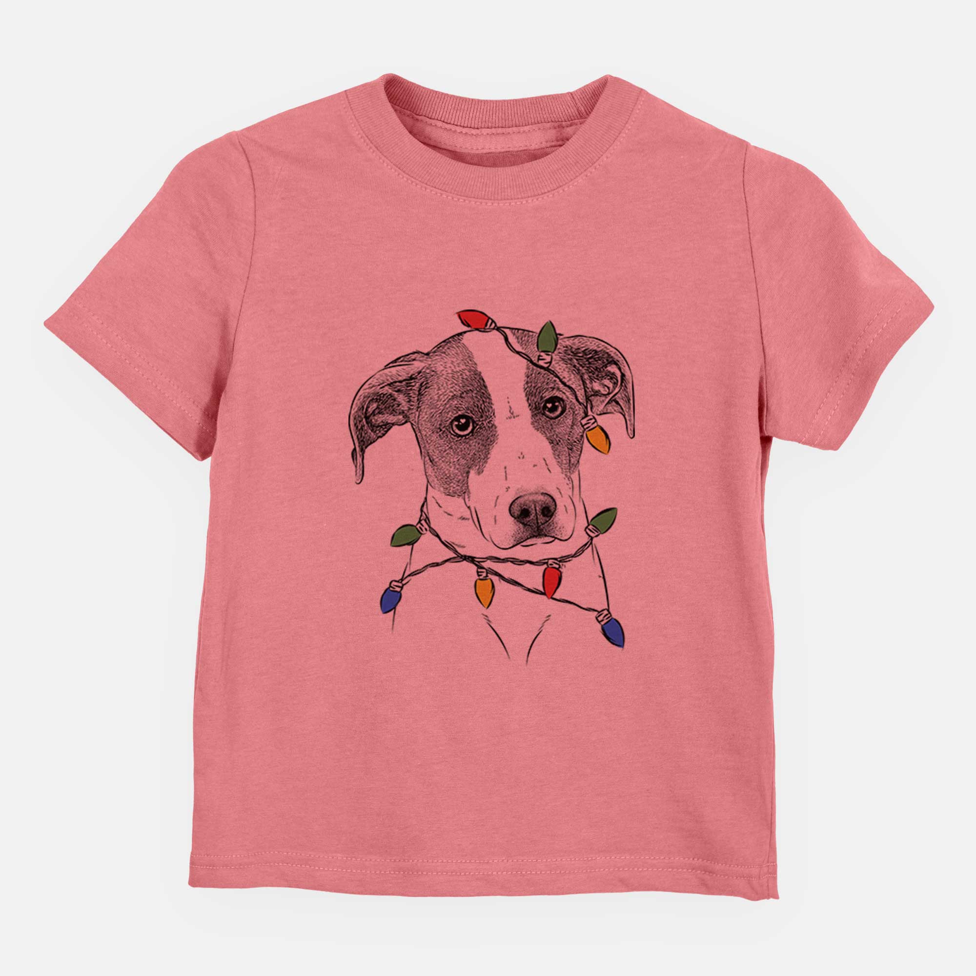 Christmas Lights Zephyr the Pointer Mix - Kids/Youth/Toddler Shirt