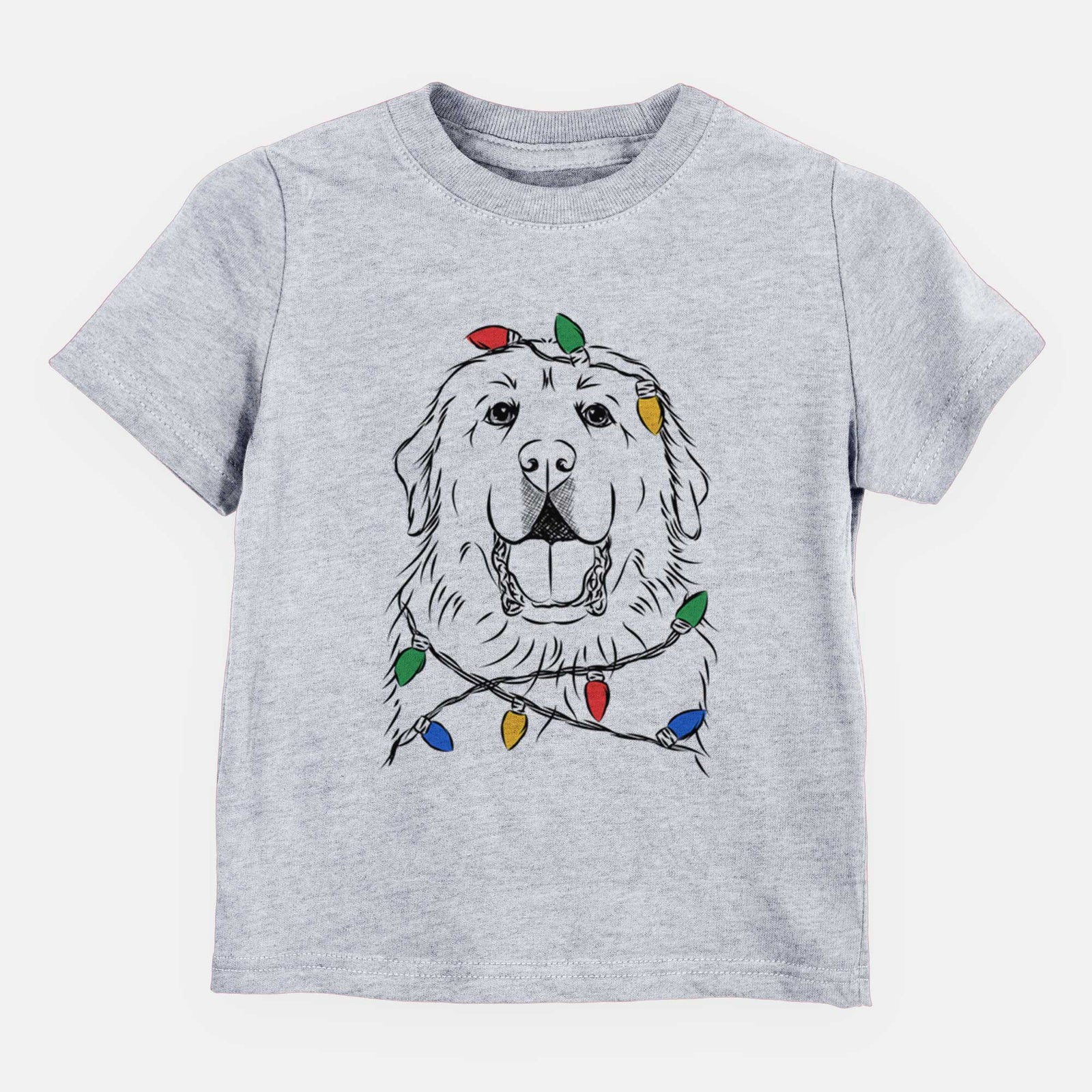 Christmas Lights Zeus the Great Pyrenees - Kids/Youth/Toddler Shirt
