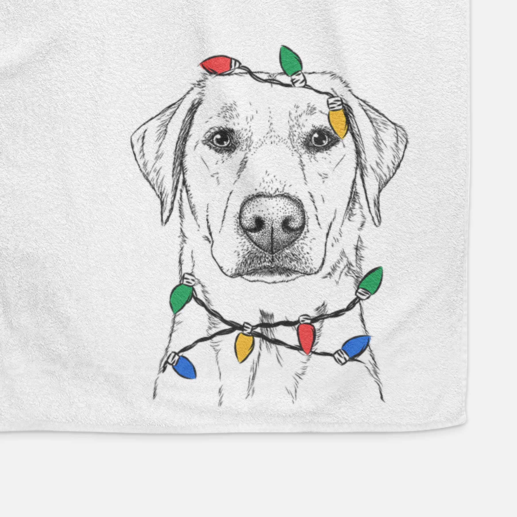 Zoe the Yellow Lab Decorative Hand Towel