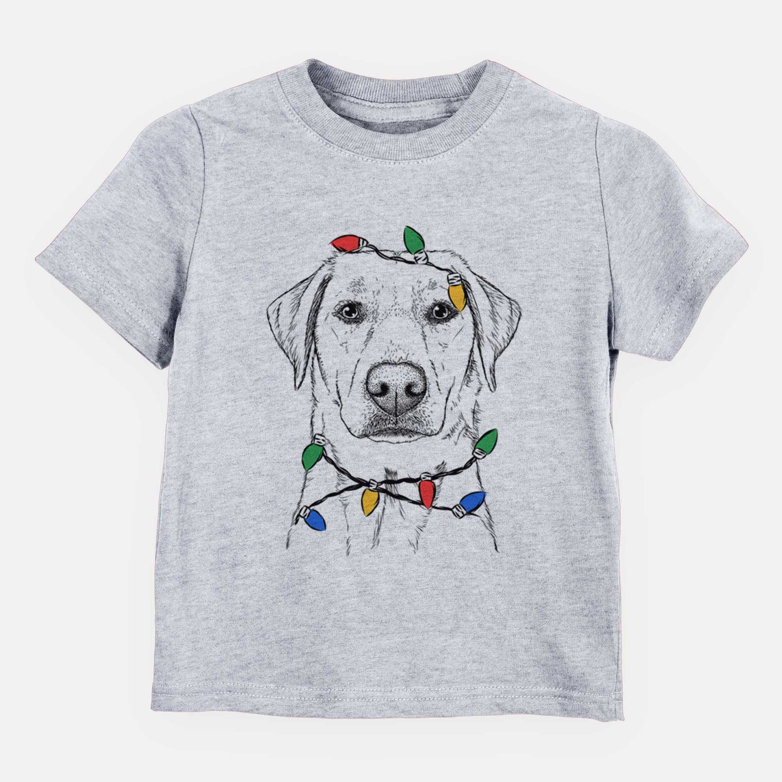 Christmas Lights Zoe the Yellow Lab - Kids/Youth/Toddler Shirt