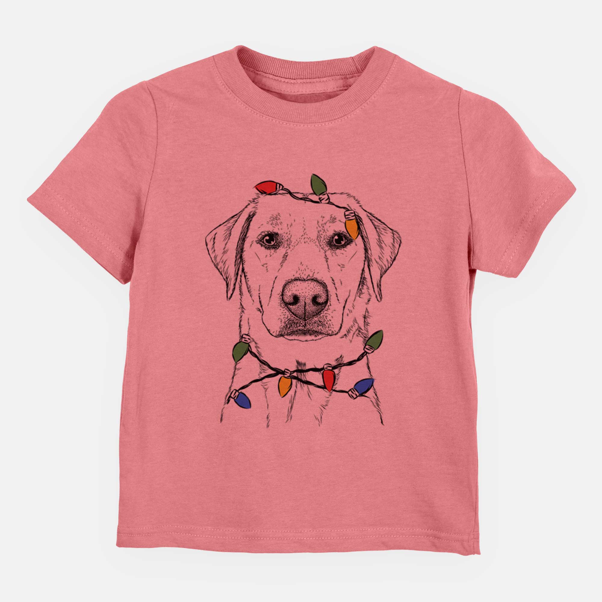 Christmas Lights Zoe the Yellow Lab - Kids/Youth/Toddler Shirt