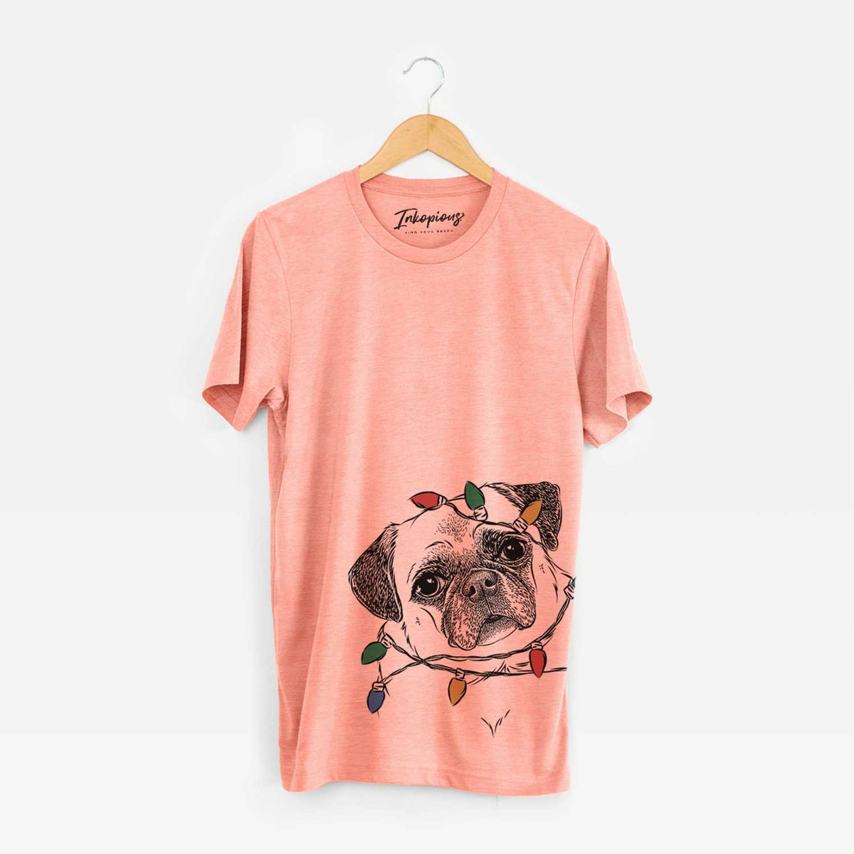 Christmas Lights Zoey the Pug - Unisex Crewneck