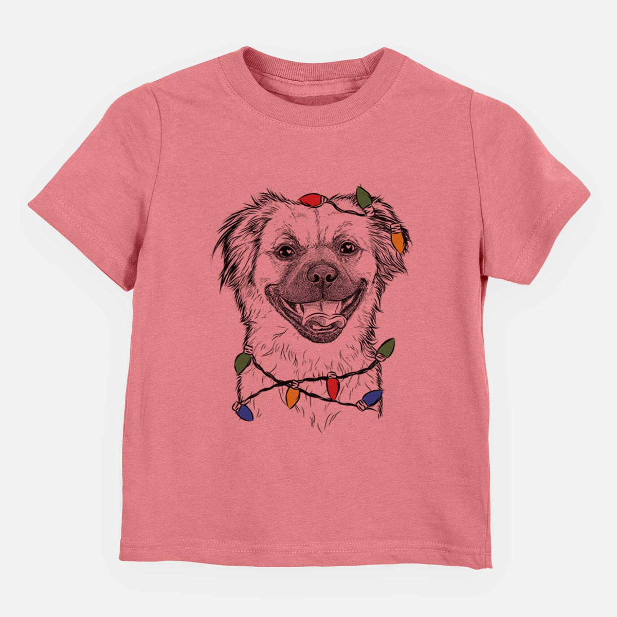 Christmas Lights Zuri the Spaniel Mix - Kids/Youth/Toddler Shirt