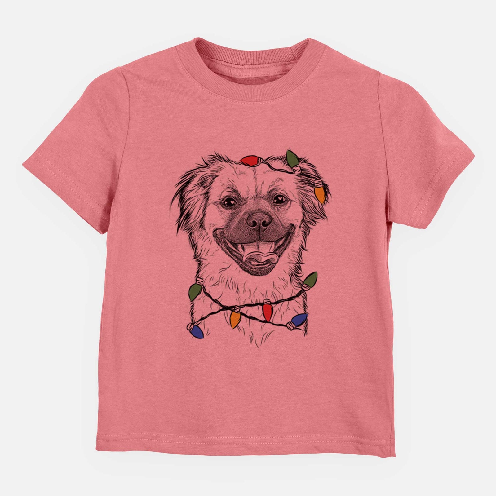 Christmas Lights Zuri the Spaniel Mix - Kids/Youth/Toddler Shirt