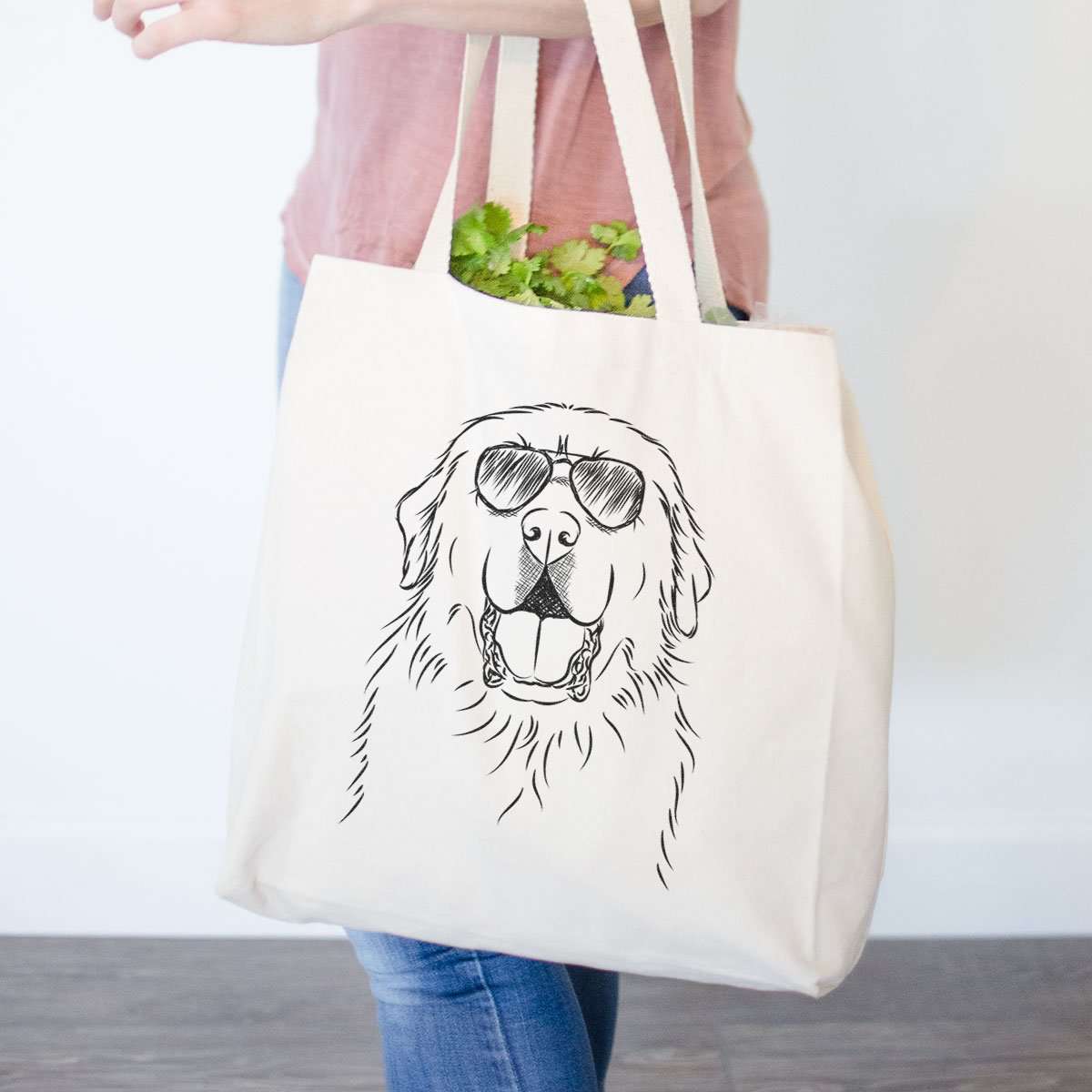 Zeus the Great Pyrenees - Tote