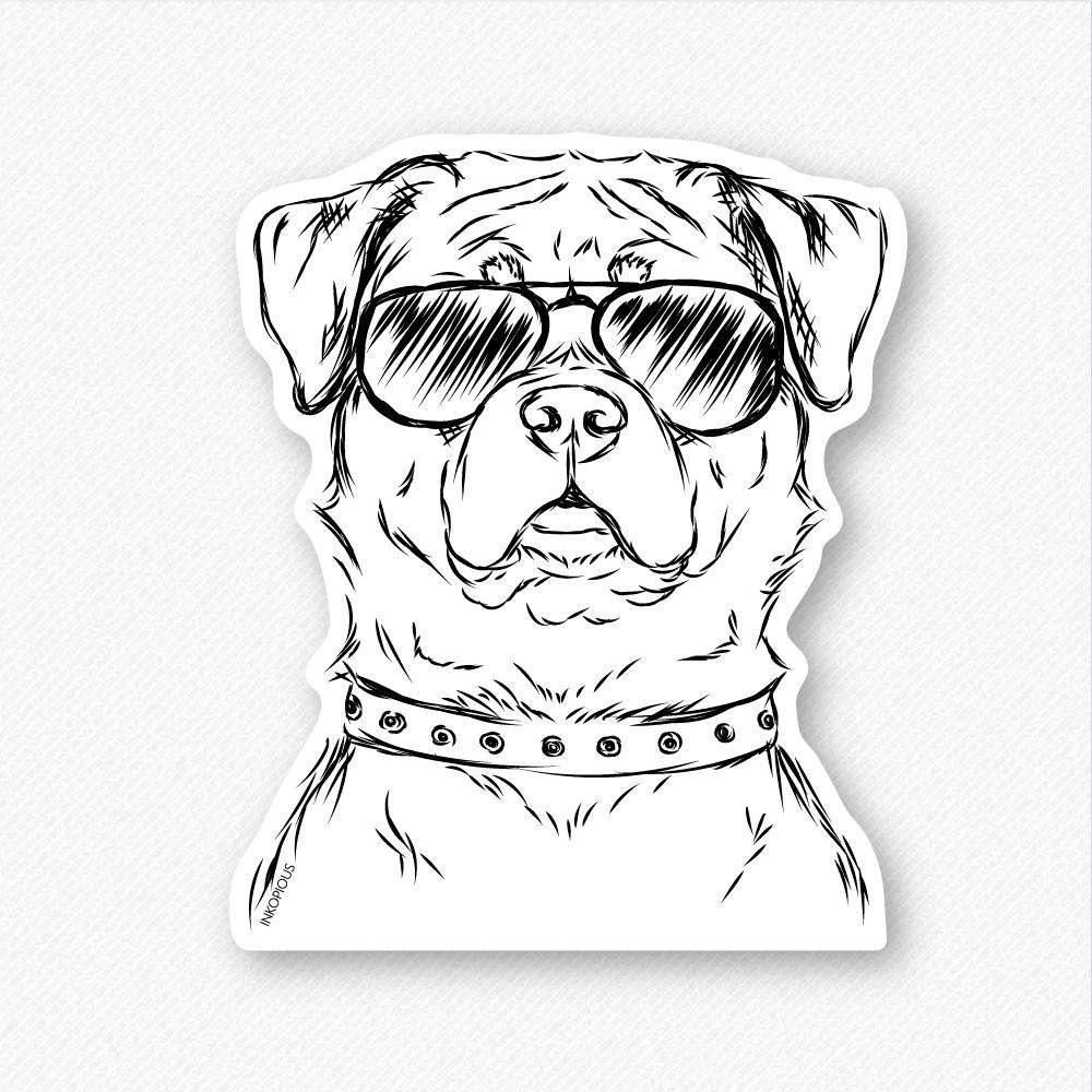 Rocky - Rottweiler - Decal Sticker