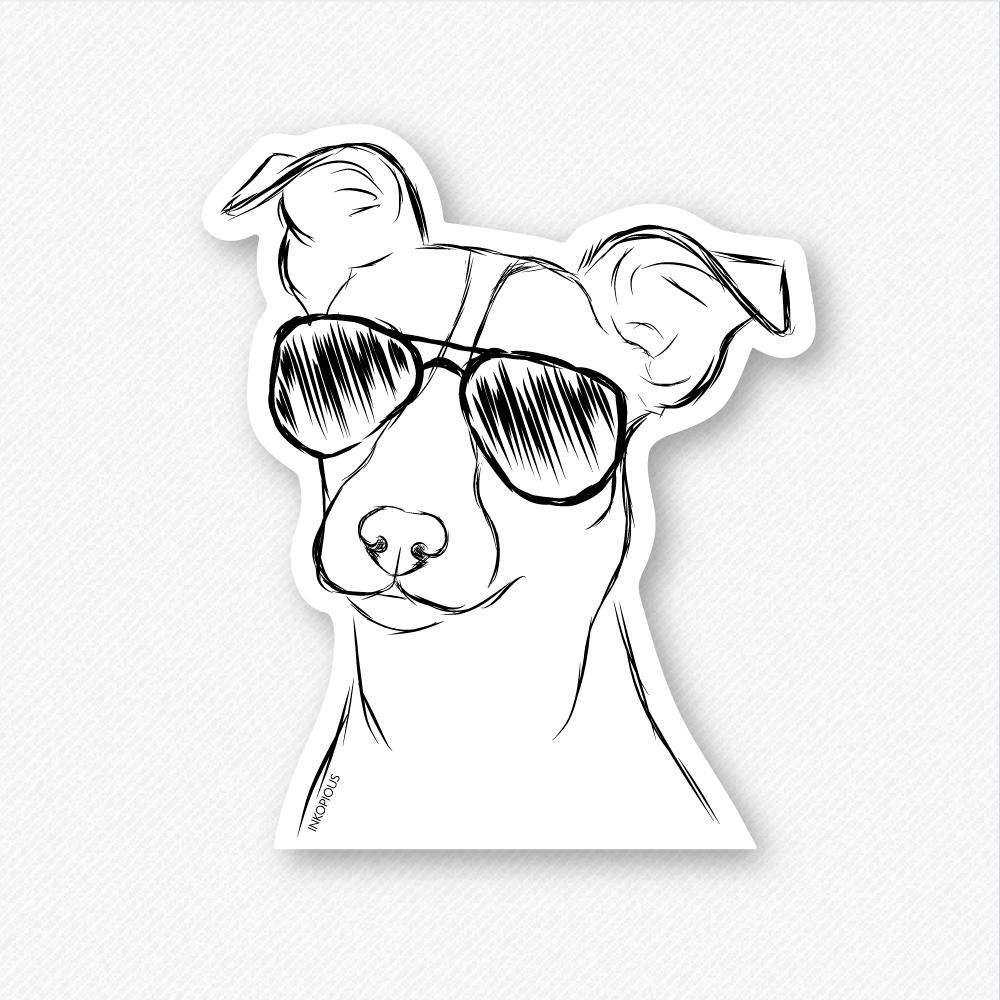 Max - Jack Russell - Decal Sticker