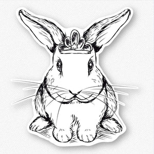 Royal Bunny - Decal Sticker