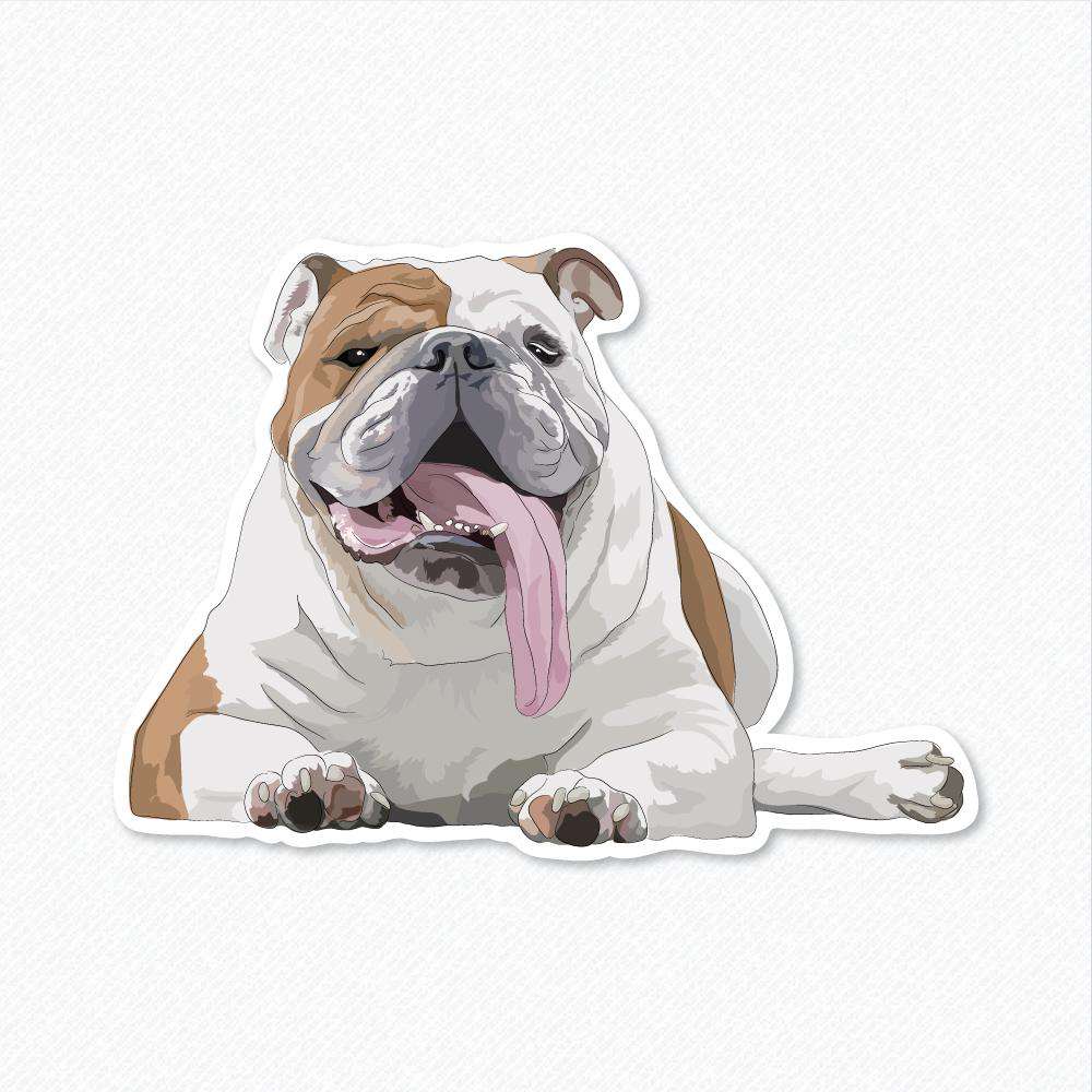 Humphrey - English Bulldog - Decal Sticker