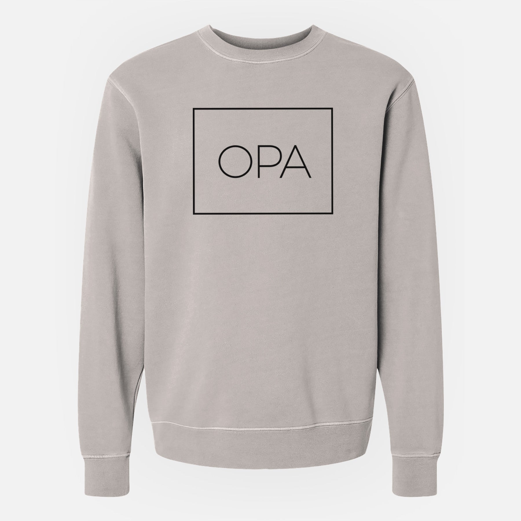 opa Boxed - Unisex Pigment Dyed Crew Sweatshirt