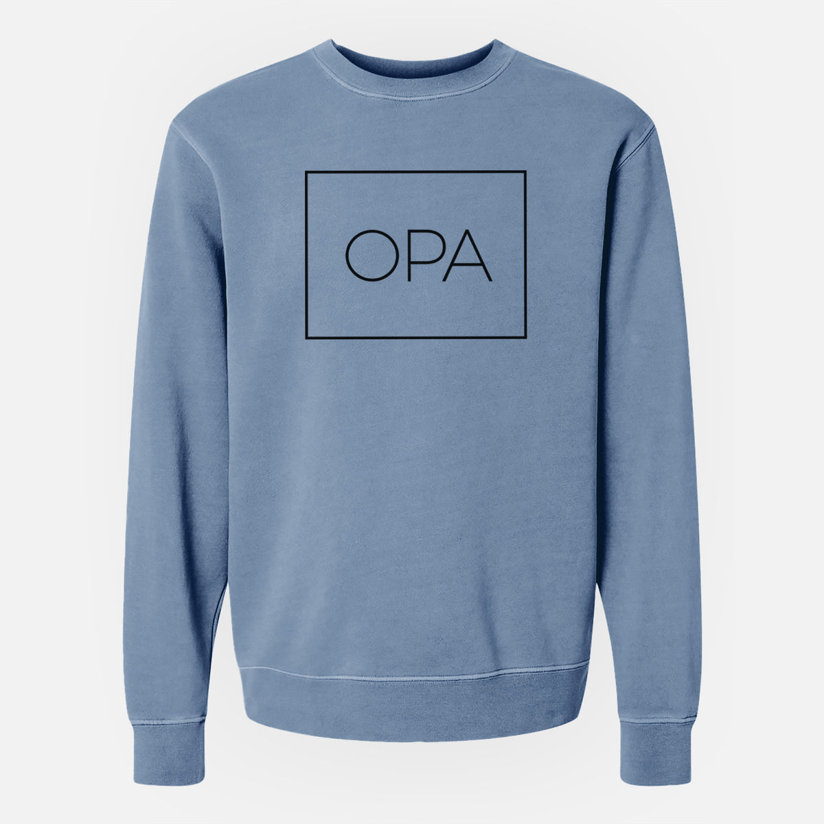 opa Boxed - Unisex Pigment Dyed Crew Sweatshirt